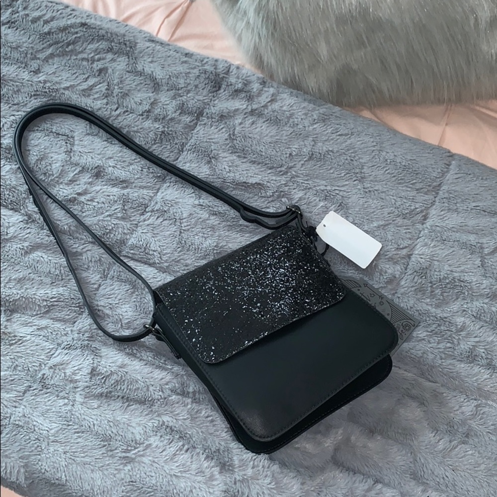Dressy Black Crossbody Handbag